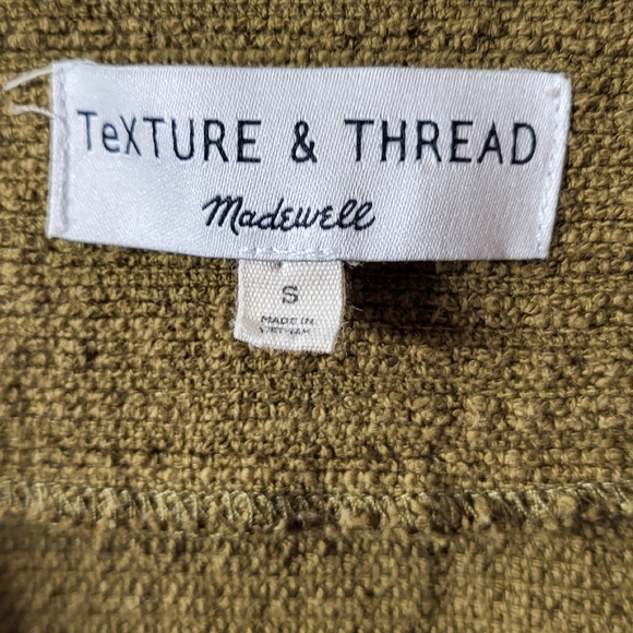 Madewell Texture and Thread Green Wrap Jacket with Pockets - Picture 4 of 4
